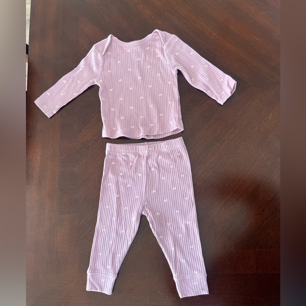 Heart Ribbed Set - Picture 2 of 5